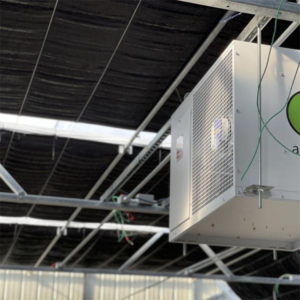 Black Plastic Film Agriculture Poly Tunnel Blackout Light Deprivation Greenhouse Automated For Herbs Growing