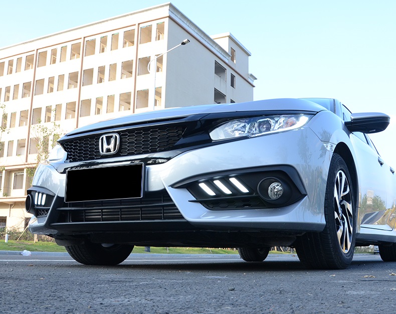 Модифицированные черные автомобильные запасные части Honda New Civic 2016 2018 Авто передняя решетка заводы