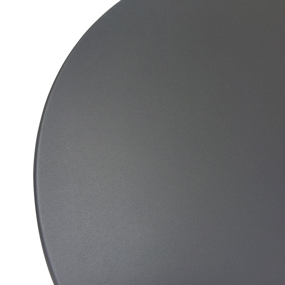 Wholesale Price Outdoor Furniture Iron Frame Folding Table and Chair Black Rust Prevention Fold Chairs and Round Table