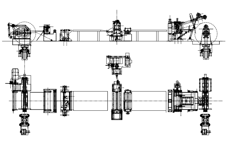 4mm Thickness Metal Slitting Line Hydraulic Decoiler 120mm Shaft