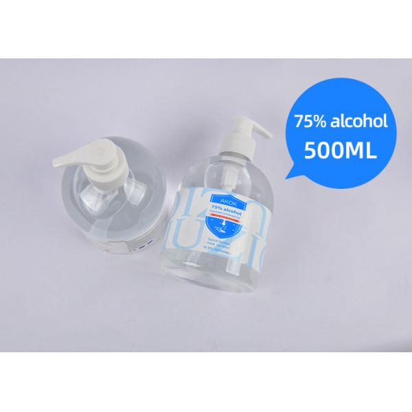 Transparent Alcohol Hand Sanitizers For Office , Picnic During Travel