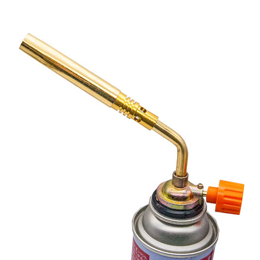 2104 Turbo Butane Gas Torch Vortex Swirl Flame Piezo Ignition For Welding