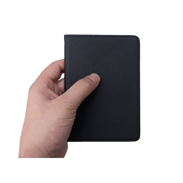 customized advertising LOGO Business passport holder high-grade passport cover PU ticket holder short passport bag