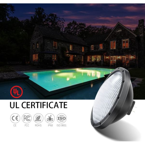 Aluminum material 21W AC 100-240V white color GX16D base PAR56 LED pool light