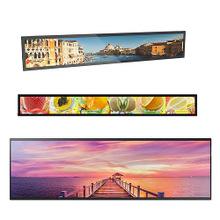LG LCD Ultra Wide Strip Stretched Bar Stretched HD Player, LCD Ad Advertising Display For Supermarket ads