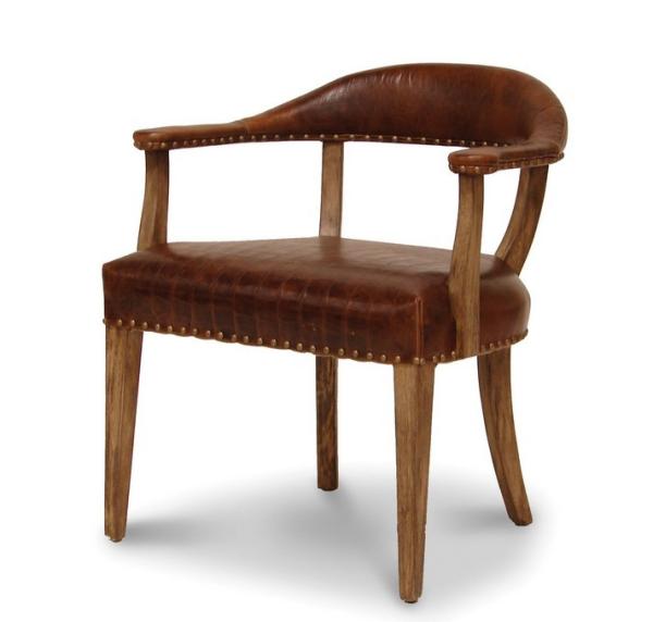 Wholesale event  furniture wooden dining chair leather upholstered chair with nails event rental restaurant chair