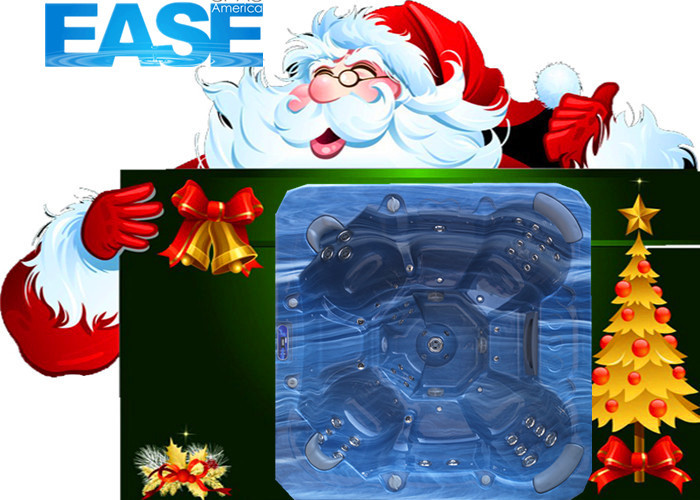 All seats acrylic shell massage outdoor 1220 liters hot tub & spas, 2250 * 2250 * 960 mm