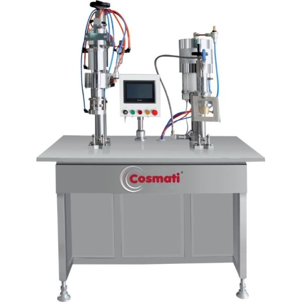 Aerosol Spray Cans Filling Machine Semi Automatic 30-300ml Filling Range