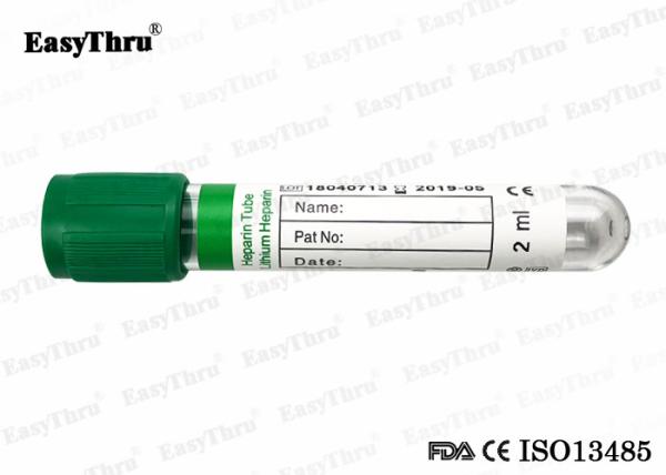PET Glass Blood Sample Collection Tubes Vacuum Multi Function
