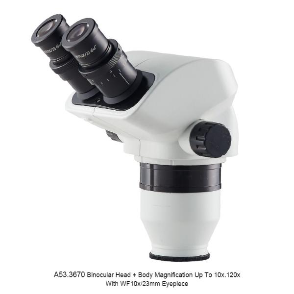 Da torreta binocular ótica estereofônica do microscópio do ocular distância de funcionamento longa objetiva