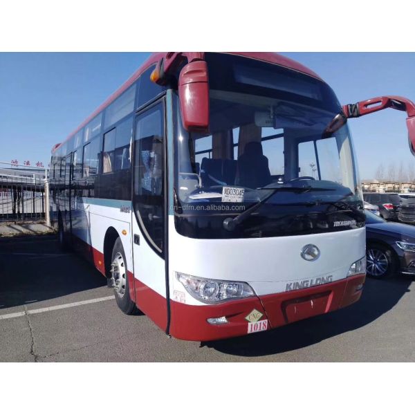 Secondhand Buses with 46 Seats LHD CNG Engine Used Coach