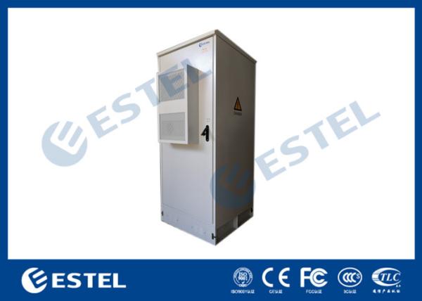 42U Galvanized Steel Outdoor Telecom Cabinet 5G Base Station Enclosure