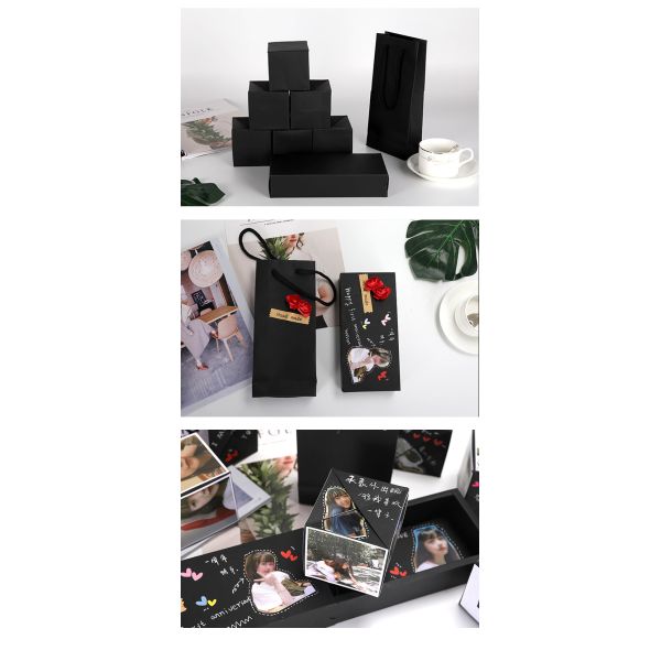 Коробка бомбы взрыва подарочной коробки сюрприза подарочной коробки новизны DIY Handmade упаковывая