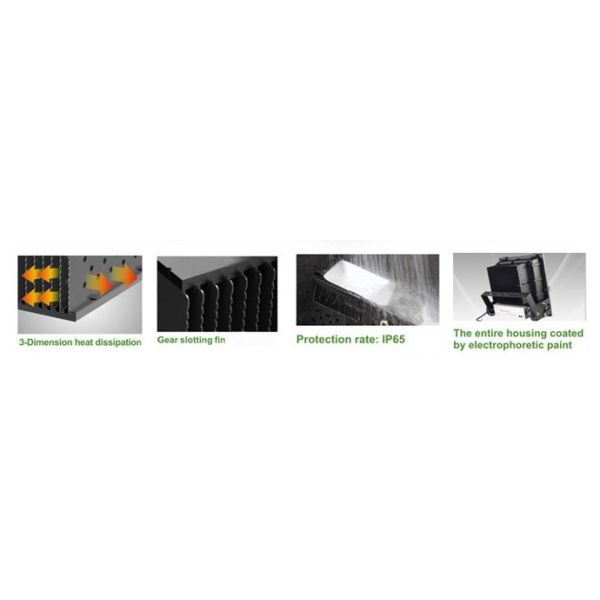 IP65 70W LED Eco Flood Light ,6300lm Taiwan Meanwell Power Driver,Outdoor Lighting With 3 Years Warranty