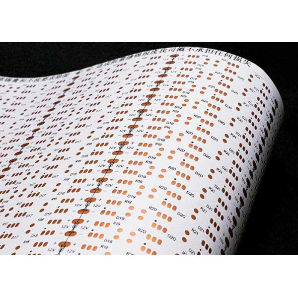 12V Double-Sided Flexible LED Strip Circuit Board with OSP Antioxidant for LED Applications
