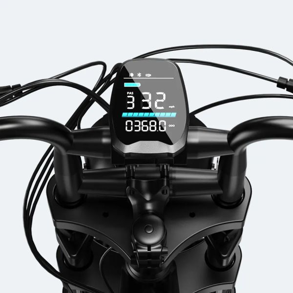 R7 Electric Multi-Purpose E-Bike Brushless Steel Frame Dual Suspension Disc Brake Rear Hub Motor 15AH Electric Utility Bike