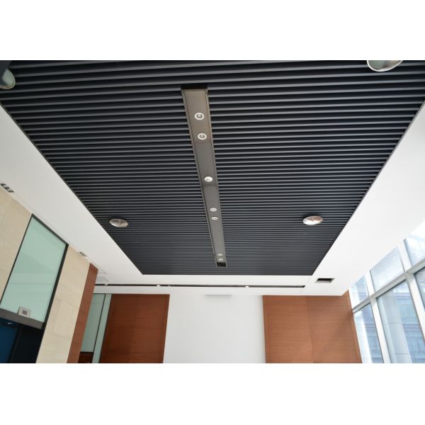 Artist Aluminum Alloy Commercial Ceiling Tiles / Square Tube Screen Ceiling Tiles Waterproof