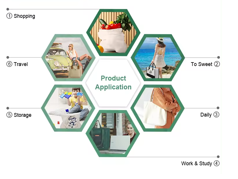 Personalized Printing Monogram Canvas Tote Jumbo Bags DIY Drawing