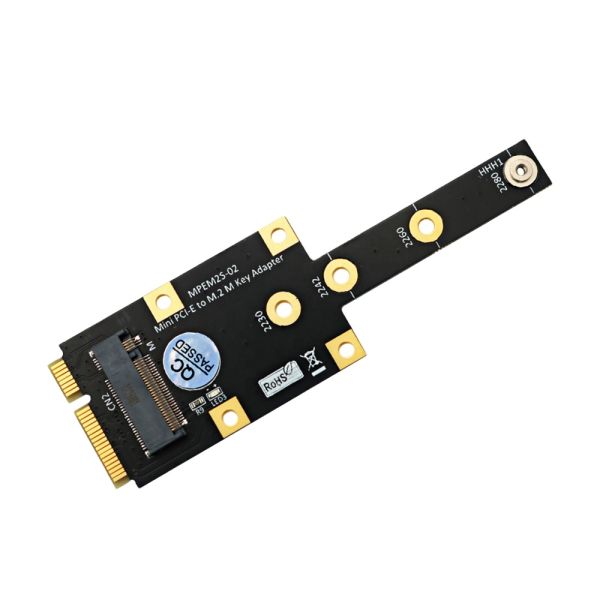 New Version M.2 NGFF NVME SSD to Mini PCI-E Adapter with High-speed Data Transmission, 100% Tested Working, and 6 Months Warranty