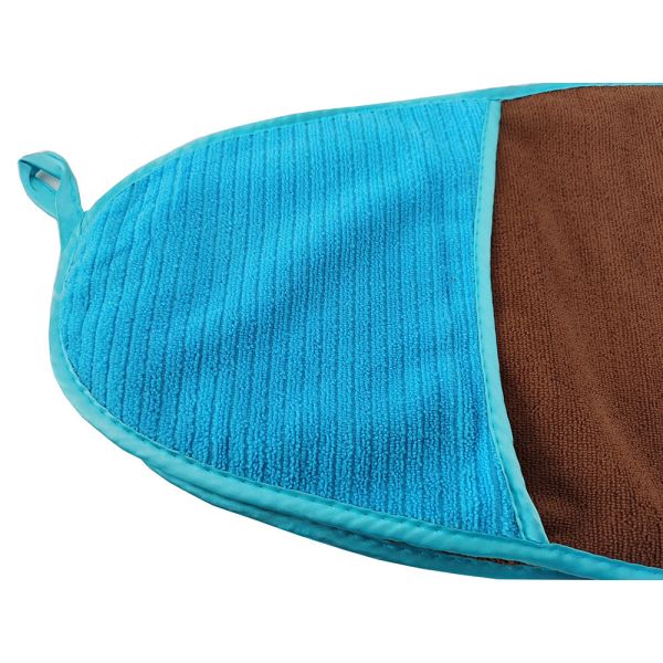 Puppy Microfiber Pet Towel Microfiber Glove Towel For Dogs Bath Drying