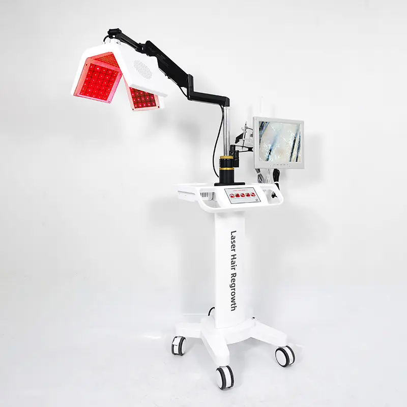 CE Certificated 650nm LLLT Low Level Laser Hair Growth Machine for Salons