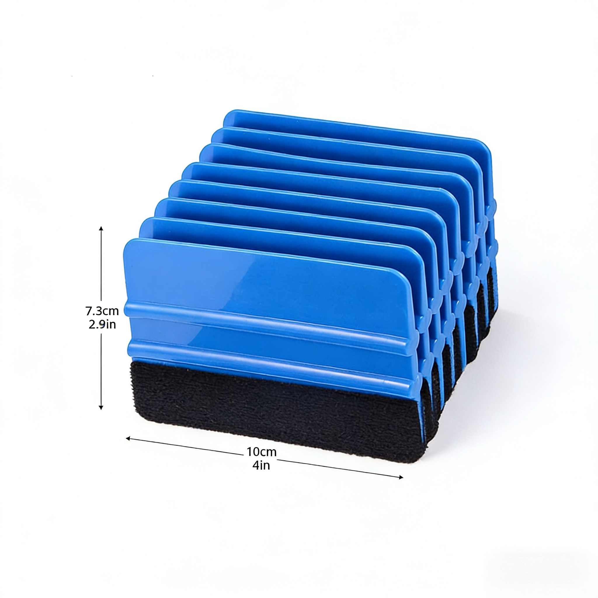 Microfiber Felt Wrap Squeegee - Car Detailing Vinyl Tool & Screen Printing Scraper