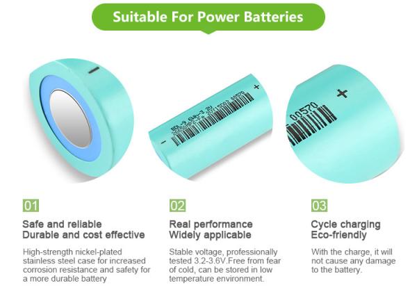 Utilisation en gros d'outils électriques 26650 Cellule de batterie LiFePO4 cylindrique 3,2v 3200mah Piles au lithium fer-phosphate