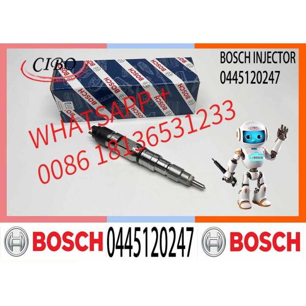 diesel fuel injector 0445 120 247 injector of diesel generator Genuine part fuel injector 0445120247