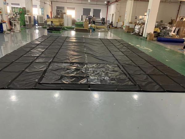Capa de carga de caminhão de madeira de madeira PVC vinil de 10' para reboques de plataforma
