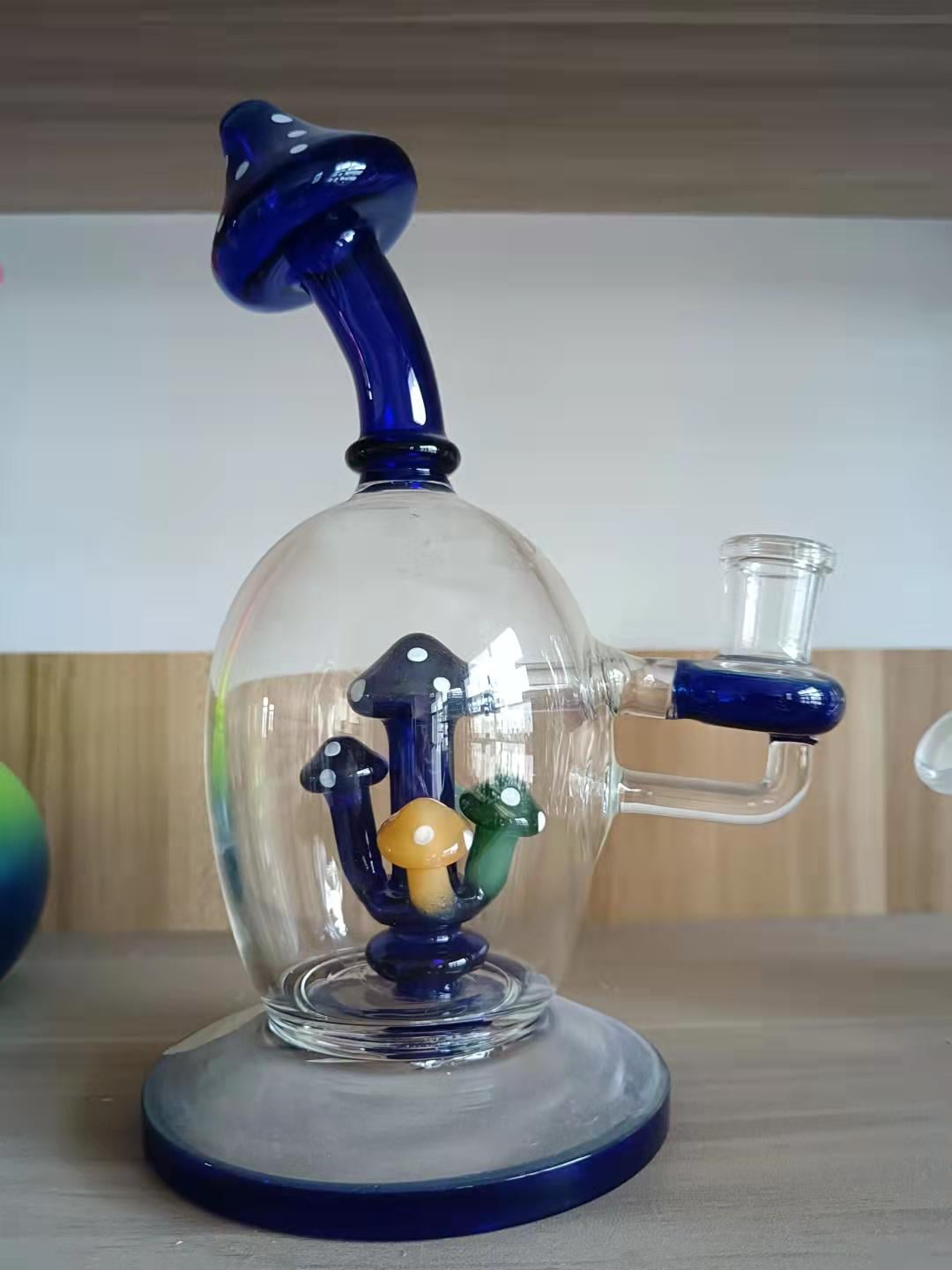 Perc пошутило над стеклянным Showerhead шеи склонности шара трубы водопровода 6inch 14mm