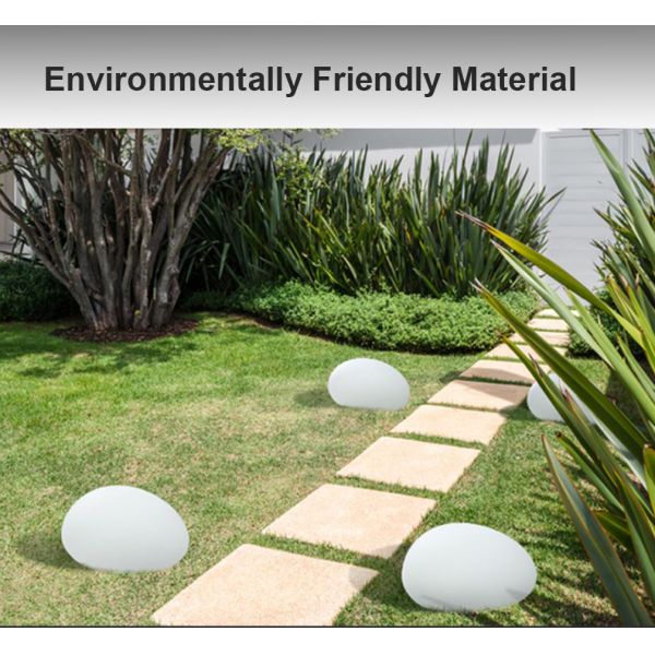 el jardín solar al aire libre de las luces del césped de 1800mAh 6000K llevó 5V formado piedra 1.5W