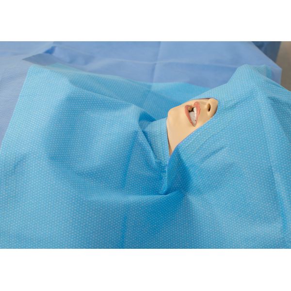 Цвет сини военно-морского флота задрапировывает стерильный зубной имплантата хирургический задрапировывает водоустойчивое