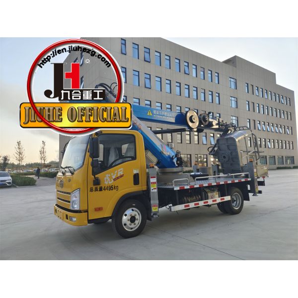 JIUHE Воздушный подъемник 25м Воздушная рабочая платформа Воздушный грузовик Высокая рабочая машина