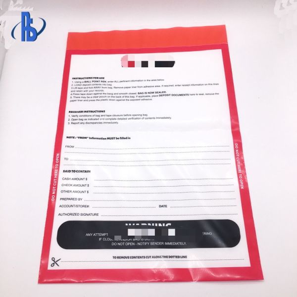 Wholesale Packaging Envelopes Plastic Packaging  Bags Single  Used  Security  Tamper  Evident  Bag