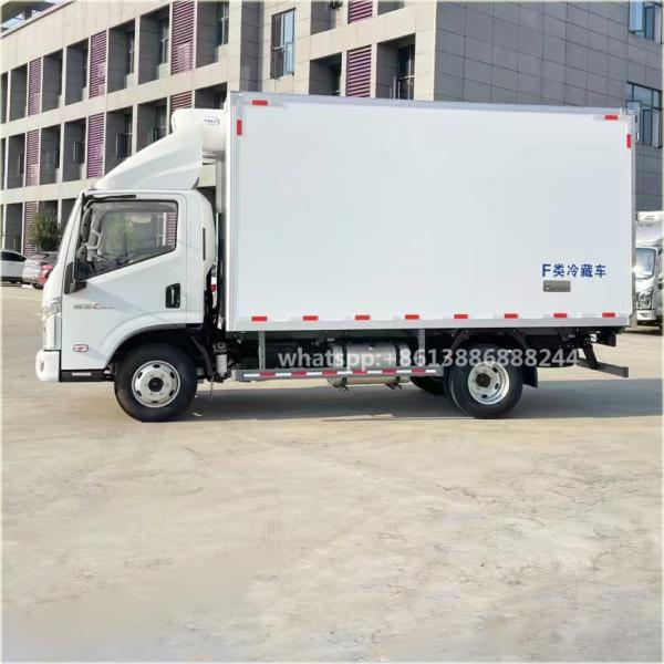 Shangqi   4*2 Single Row Wide Cab  Van Refrigerator Truck   Cold Storage Truck  Refrigerated Truck