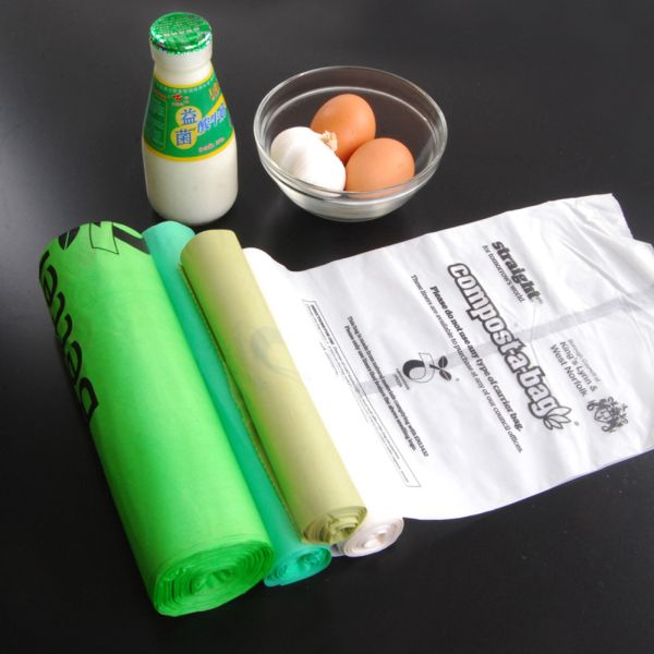 100%Biodegradable and Compostable T-Shirt Bags/Vest Carrier PE Plastic resuable shopping bag, T-shirt Shopping Bag/ Comp