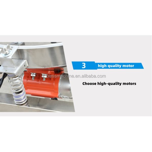 100-500kg/h Capacity Rotary Vibrating Sieve for Retail Coconut Flour Screening Machine