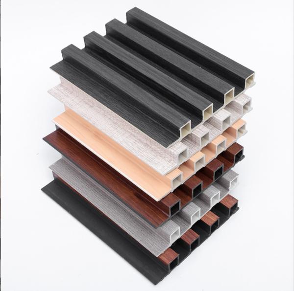 Painéis de WPC 100% à prova d'água Painéis de parede de PVC WPC para decoração interna ecológica