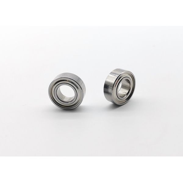 High Speed Rotation Miniature Ball Bearings , Electric Motor Bearings MR83ZZ Metal Shield Size 3*8*3mm