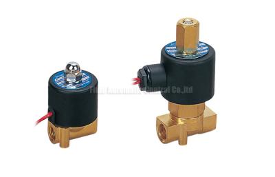 maneira de bronze da movimentação direta 2 do orifício de 4mm válvula de solenóide pneumática da mini