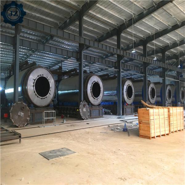 a máquina usada de 15 toneladas da pirólise do pneumático do caminhão desfaz-se da reciclagem de borracha para lubrificar o equipamento