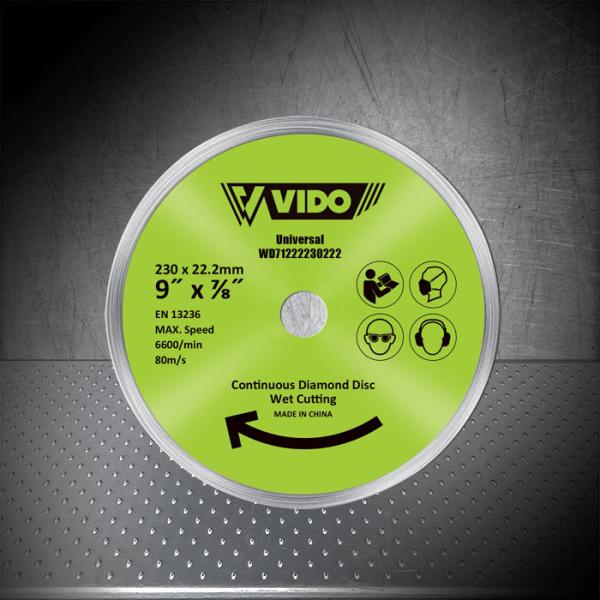 230x22.2mm concretos Diamond Wet Grinding Cutting Disc, sic dentro da lâmina de corte faz seu corte excelente