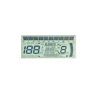 Fabricant Display LCD HTN personnalisé bon marché Display LCD graphique monochrome 7 segments pour les instruments de moto