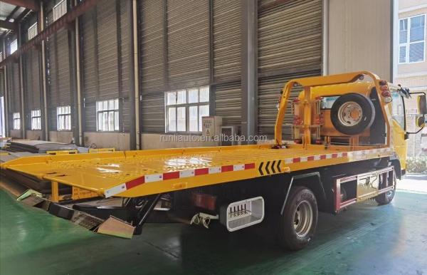 Sinotruk HOWO 6 Ton  FlatBed Towing Truck Road Rescue Recovery Truck Rollback Tow Truck Wrecker
