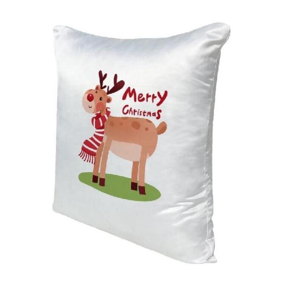 16 inch Sublimation Blanks Pillow Case Custom Print Logo 40x40CM White Cushion Cover Sublimation Satin Pillowcase