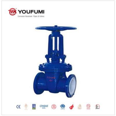 DIN Standard PTFE Lined Gate Valve