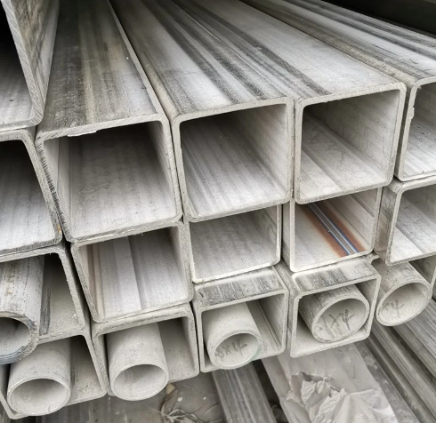 304 Rectangle Stainless Steel Square Pipe Anticorrosive Rustproof