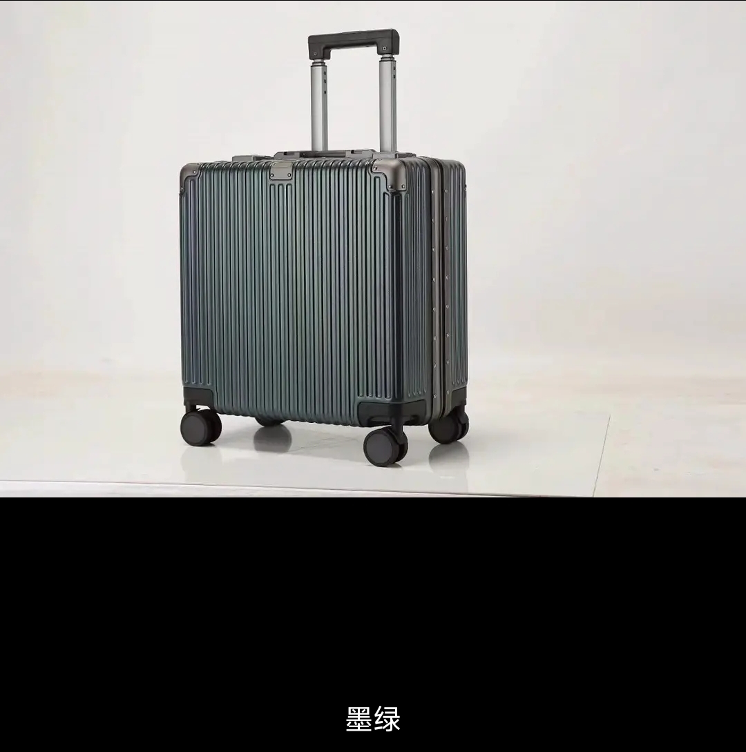 Best Quality 18-Inch Stylish Portable Trolley Case Durable Spinner Wheels Large Capacity Outdoor Travel Luggage Classic