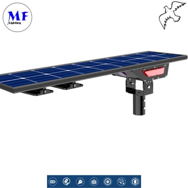 Iluminação de rua LED de alta luminosidade Lâmpada solar de rua IP66 Iluminação industrial à prova d'água 30W-150W Para estacionamentos na estrada