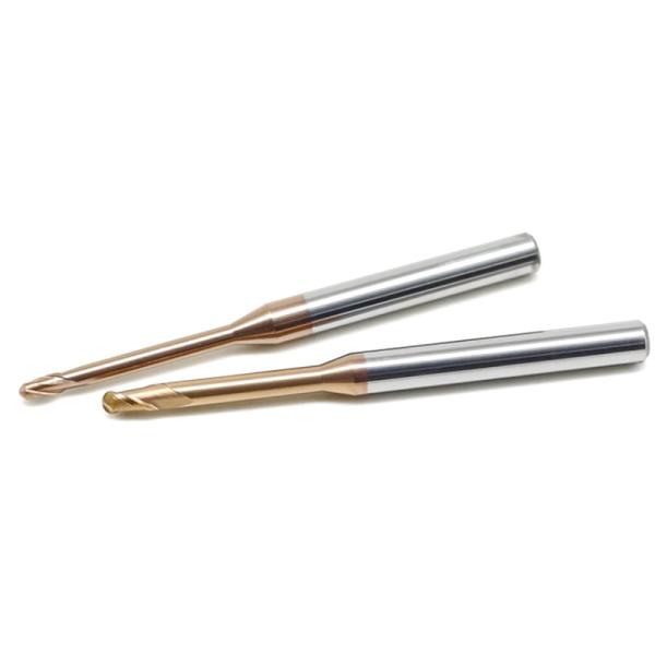 30 Degree Aluminum Micro Diameter End Mill With TiAlN Coating